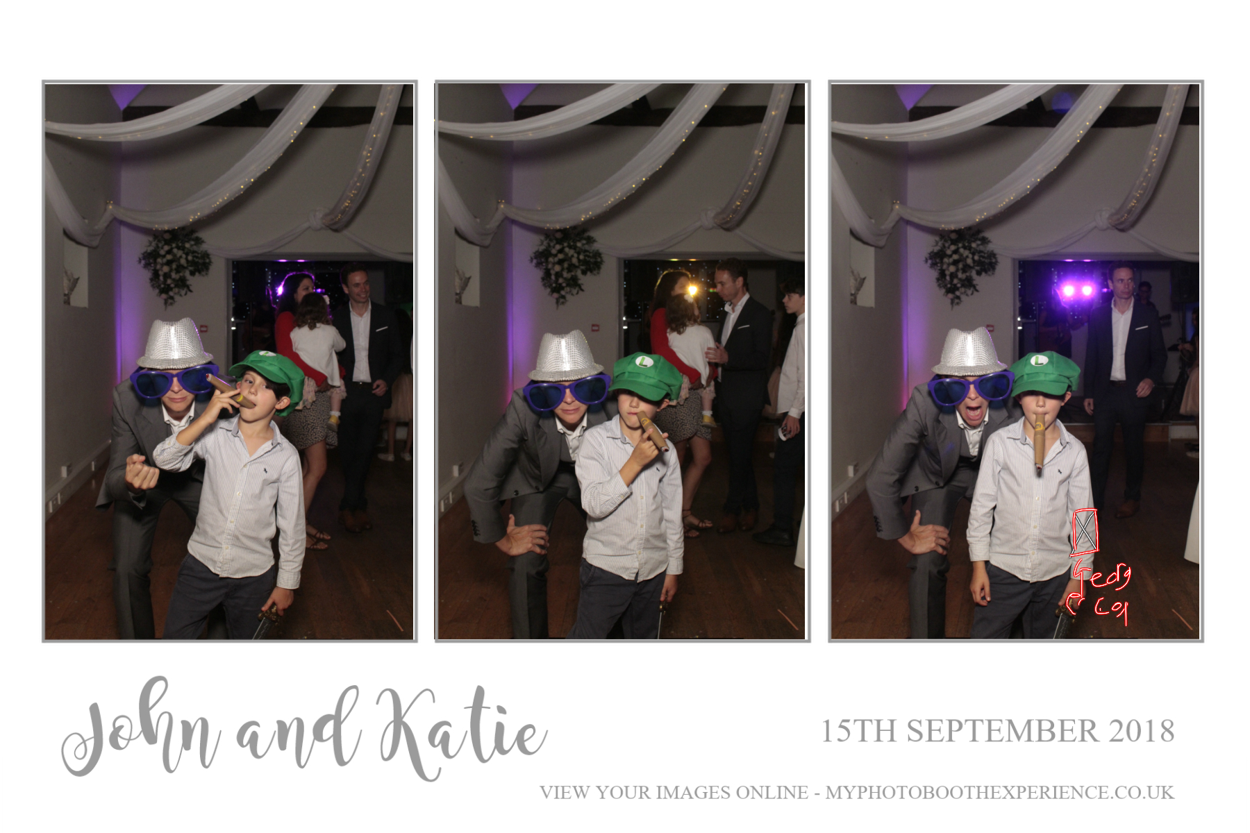 John and Katie’s Wedding | View more photos from the event at gallery.myphotoboothexperience.co.uk/u/MyPhotoBoothExperienceLtd/John-and-Katie’s-Wedding